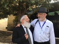 Sharing a light moment with Israel Deputy Defence Minister, Rabbi Eli Ben-Dahan